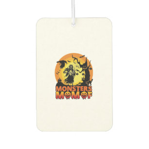 Désodorisant Pour Voiture La maman des monstres Halloween Monstre Fantôme Sq