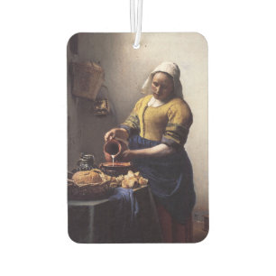 Désodorisant Pour Voiture La Milkmaid de Johannes Vermeer