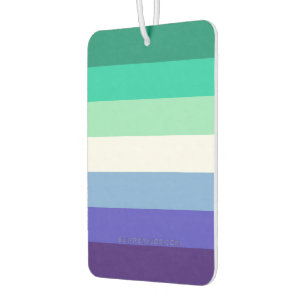 Désodorisant Pour Voiture La palette de drapeau des hommes gays trans-inclus