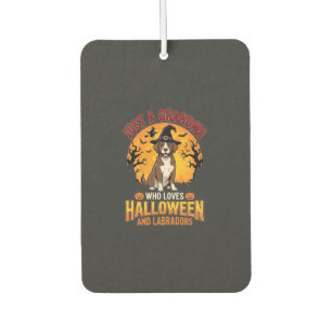 Désodorisant Pour Voiture Labrador Halloween Grand-mère Conception de chien_
