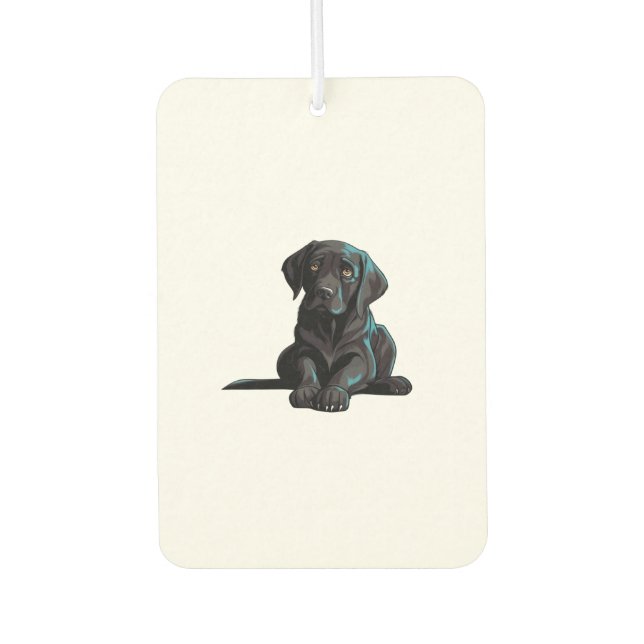 Désodorisant Pour Voiture Labrador Puppy (Devant)