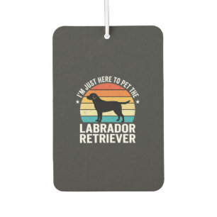 Désodorisant Pour Voiture Labrador Retriever Rétro Caresse de Chien