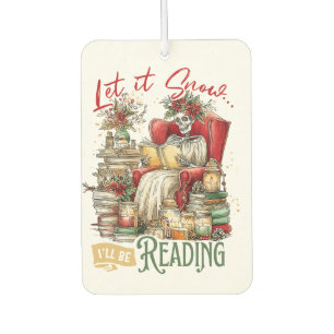 Désodorisant Pour Voiture Laisse-le neiger je vais lire