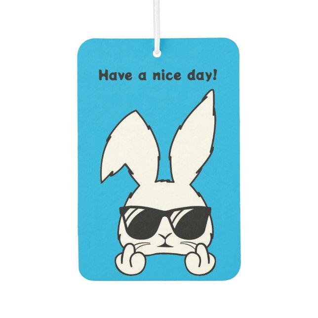 Désodorisant Pour Voiture Lapin de Pâques (Devant)