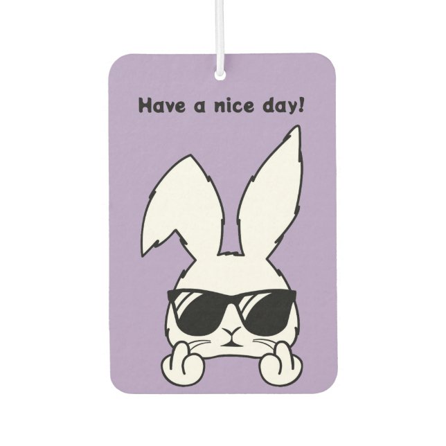 Désodorisant Pour Voiture Lapin de Pâques (Devant)