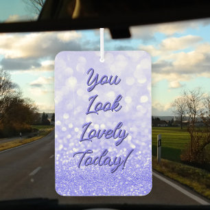 Désodorisant Pour Voiture Lavender Parties scintillant Inspirational Air Fre