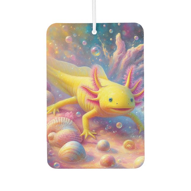 Désodorisant Pour Voiture L'Axolotl Joyeux (Devant)