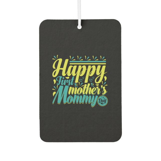 Désodorisant Pour Voiture Le Jour de Maman (Devant)