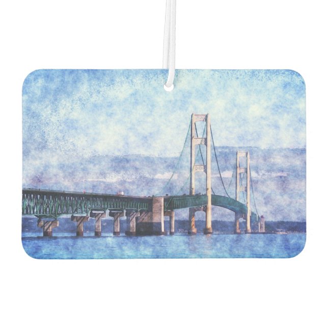 Désodorisant Pour Voiture Le pont Mackinac (Dos)