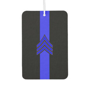 Désodorisant Pour Voiture Le Sergent De Police Stripes Mince Ligne Bleue
