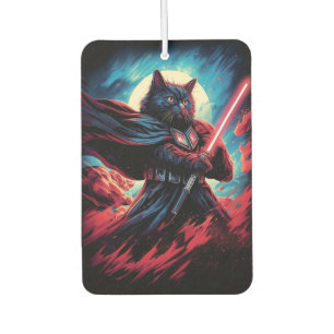 Désodorisant Pour Voiture Le Stardust Samurai Guerrier de chat cosmique
