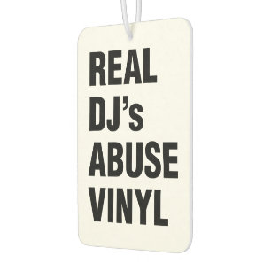 DÉSODORISANT POUR VOITURE LE VINYLE DE LA VIOLENCE DE VÉRITABLE DJ