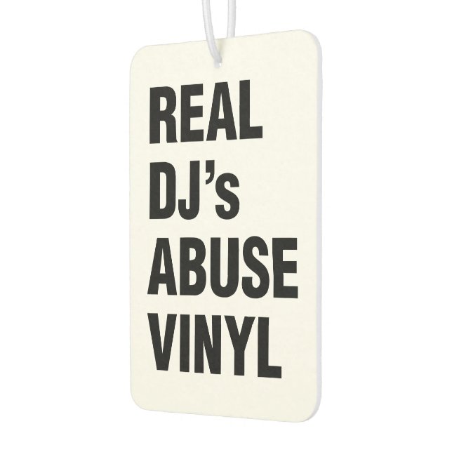 DÉSODORISANT POUR VOITURE LE VINYLE DE LA VIOLENCE DE VÉRITABLE DJ (Gauche)
