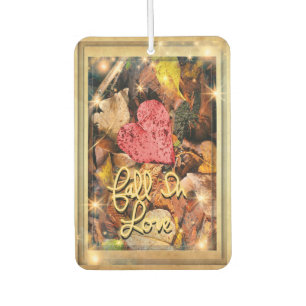 Désodorisant Pour Voiture Leaf Heart Fall Feuilles Air Freshener