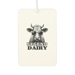 Désodorisant Pour Voiture Légendaire Laiterie Drôle Fermier Vache Fermier Pu