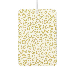 Désodorisant Pour Voiture Leopard d'or, Parties scintillant d'or, Empreinte 
