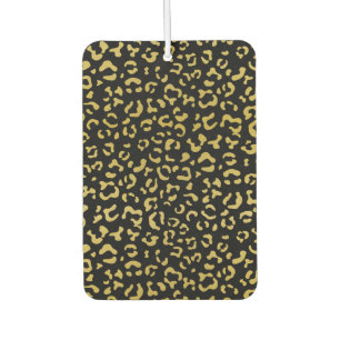 Désodorisant Pour Voiture Leopard d'or, Parties scintillant d'or, Motif de l