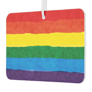Désodorisant Pour Voiture LGBT Pride Rainbow Air Freshner