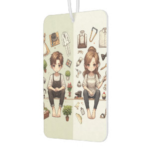 Désodorisant Pour Voiture L'homme, la femme ver.1 Air Freshener