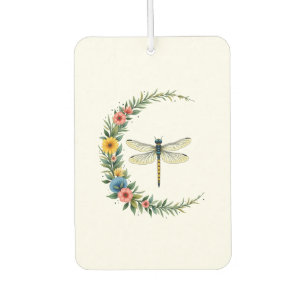 Désodorisant Pour Voiture Libellule Boho Croissant Lune Signe de Paix Hippie
