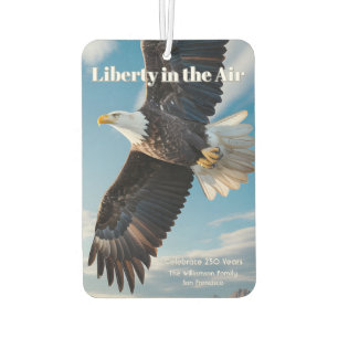 Désodorisant Pour Voiture Liberté en suspens • 1776–2026 Aigle souvenir