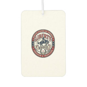 Désodorisant Pour Voiture Liberty Rodeo Patriotique Patriotique Rodeo Wester