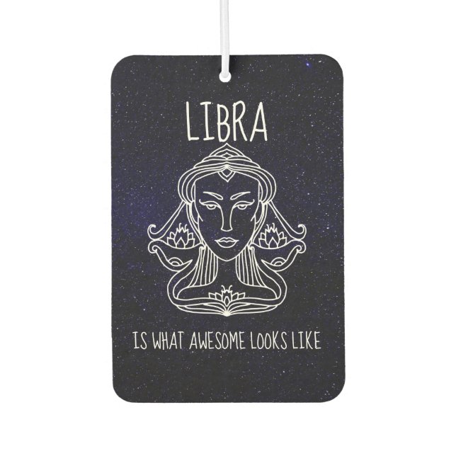 Désodorisant Pour Voiture Libra Woman Air Freshener (Devant)