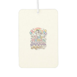 Désodorisant Pour Voiture Licorne Minuscule Humain Magie Majeure Vecteur Pre