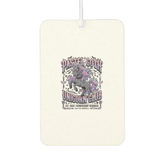 Désodorisant Pour Voiture Licorne Pastel Goth Licorne Club Commercial Sticke