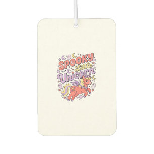 Désodorisant Pour Voiture Licorne Petite Licorne Sombre Fantaisie Fond Blanc