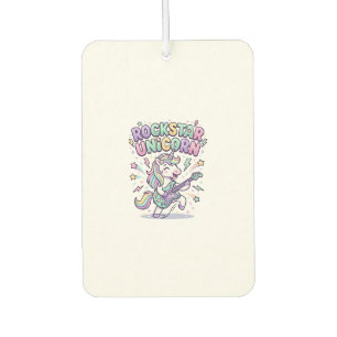 Désodorisant Pour Voiture Licorne Rockstar Licorne Charmant Vêtements Graphi