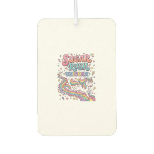 Désodorisant Pour Voiture Licorne Sugar Rush Licorne Kawaii Place de marché