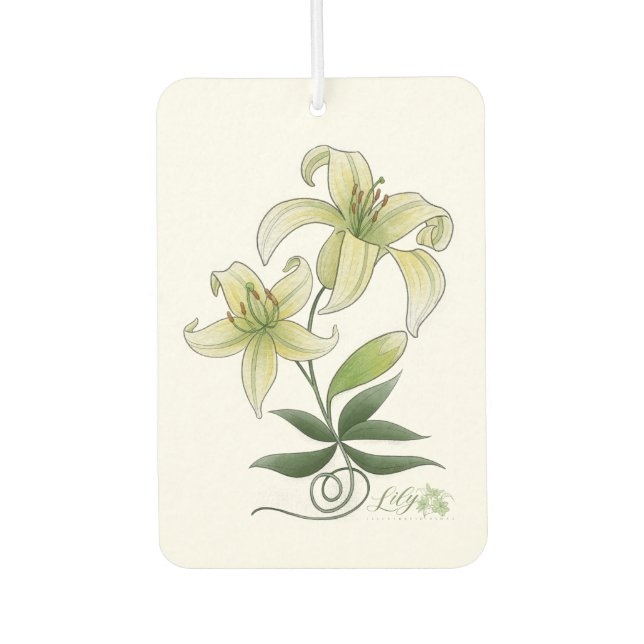 Désodorisant Pour Voiture Lilies (Devant)