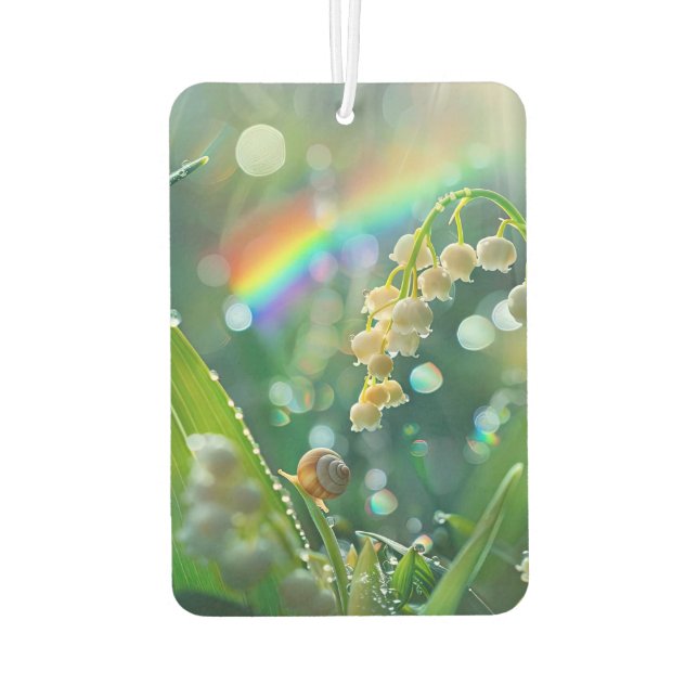 Désodorisant Pour Voiture Lily de la vallée et escargot téléphone mobile cas (Dos)