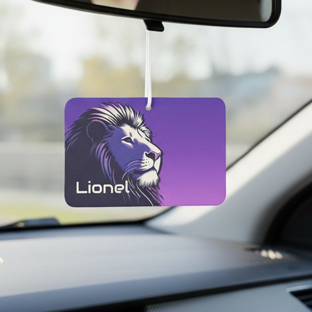 Désodorisant Pour Voiture Lion des années 80 Personnalisé (Créateur téléchargé)