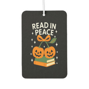 Désodorisant Pour Voiture Lire en paix livre drôle d'Halloween