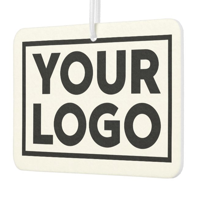 Désodorisant Pour Voiture Logo d'entreprise et texte personnalisé (Gauche)