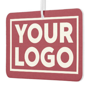 Désodorisant Pour Voiture Logo d'entreprise et texte personnalisé sur le rou