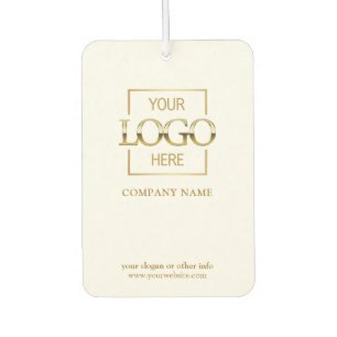 Désodorisant Pour Voiture Logo d'entreprise Minimaliste Professionnel Marque