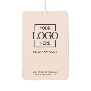 Désodorisant Pour Voiture Logo d'entreprise Minimaliste Professionnel Marqué