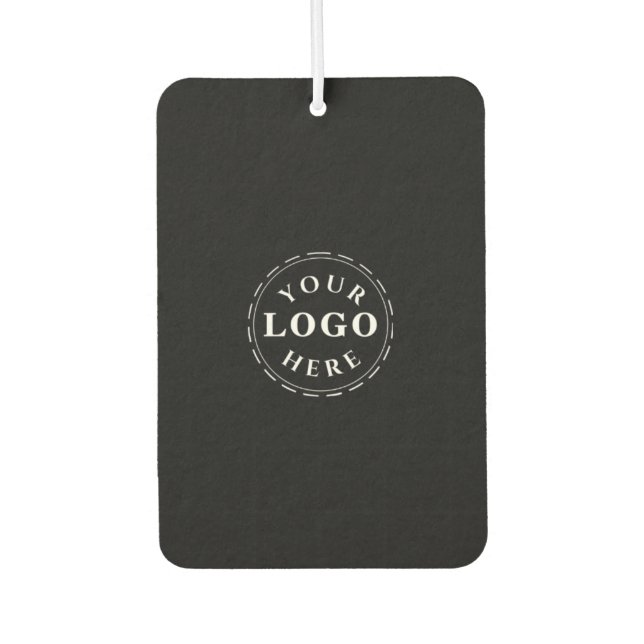 Désodorisant Pour Voiture Logo personnalisé et rectangle de portrait de code (Devant)