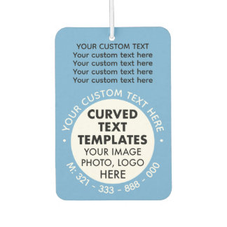 Désodorisant Pour Voiture Logo promotionnel BLUE Car Air Freshener