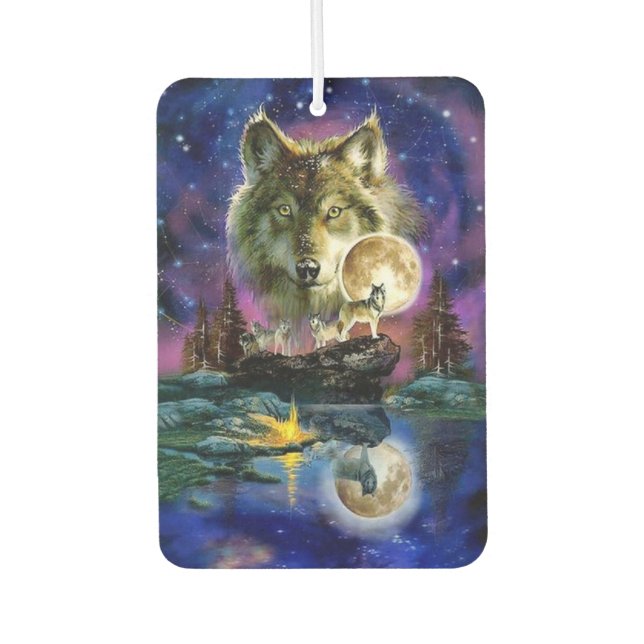Désodorisant Pour Voiture Loups (Devant)