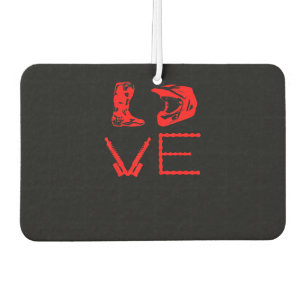 Désodorisant Pour Voiture Love For Dirt Bike Drôle Funny Gift For Bikers