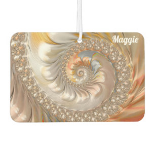 Désodorisant Pour Voiture MAGGIE ~ TOPAZ Motif de conception fractale ~ Orig