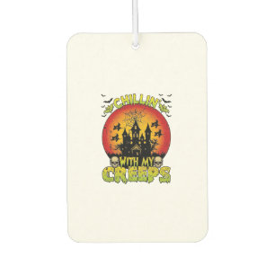Désodorisant Pour Voiture Maison hantée de Chillin Creeps Halloween Sorcière