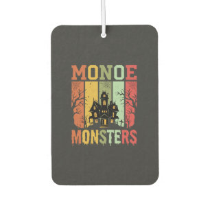 Désodorisant Pour Voiture Maison Hantée Halloween Monstres Rétro
