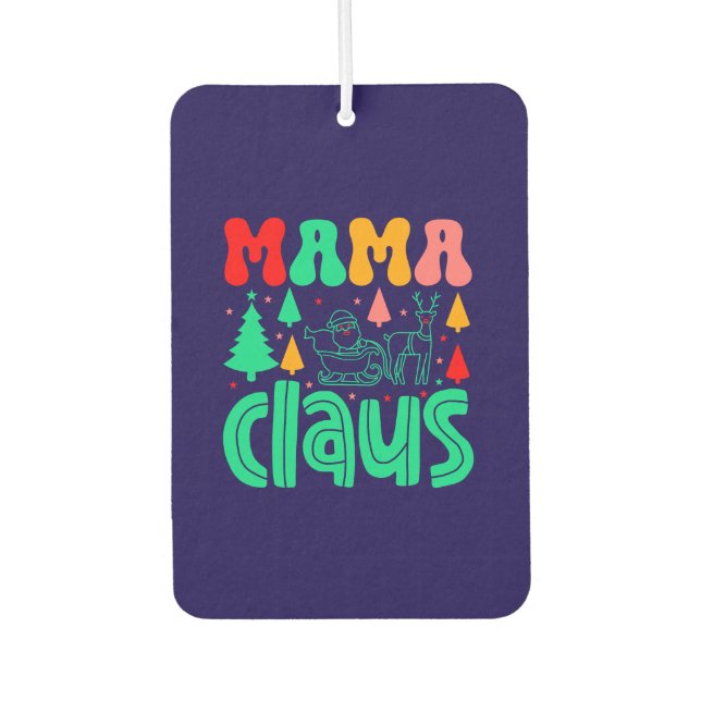 Désodorisant Pour Voiture Mama Claus Christmas Design-60097