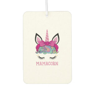Désodorisant Pour Voiture Mamacorn Licorne Maman Mignon Anniversaire Fête de