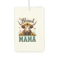 Maman bénie vintage vache highland tournesol Weste
